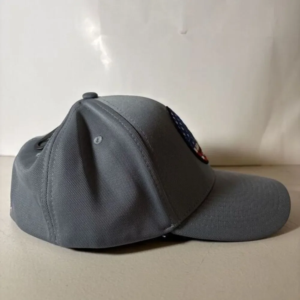 Ultra Game Golden State Warriors Grey‎ w/ American Flag NBA Hat NEW
